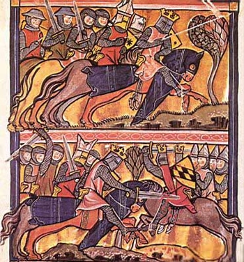 knights on horses