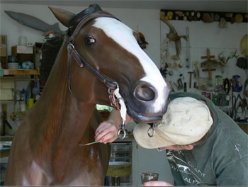 painting horse model