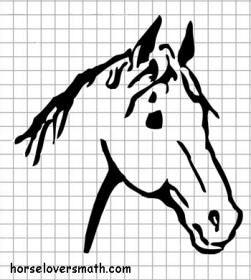 horse head stencil